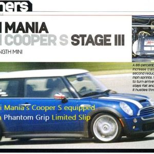 Mini Cooper S Limited Slip LSD Mania