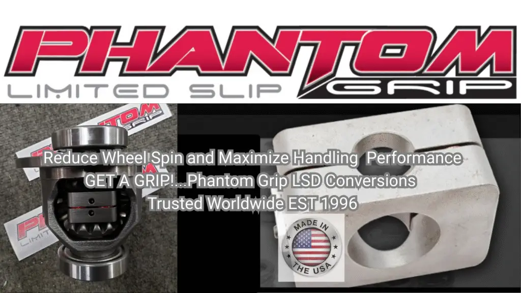 Phantom Grip genuine LSD Conversions custom for OEM open diffs, est 1996